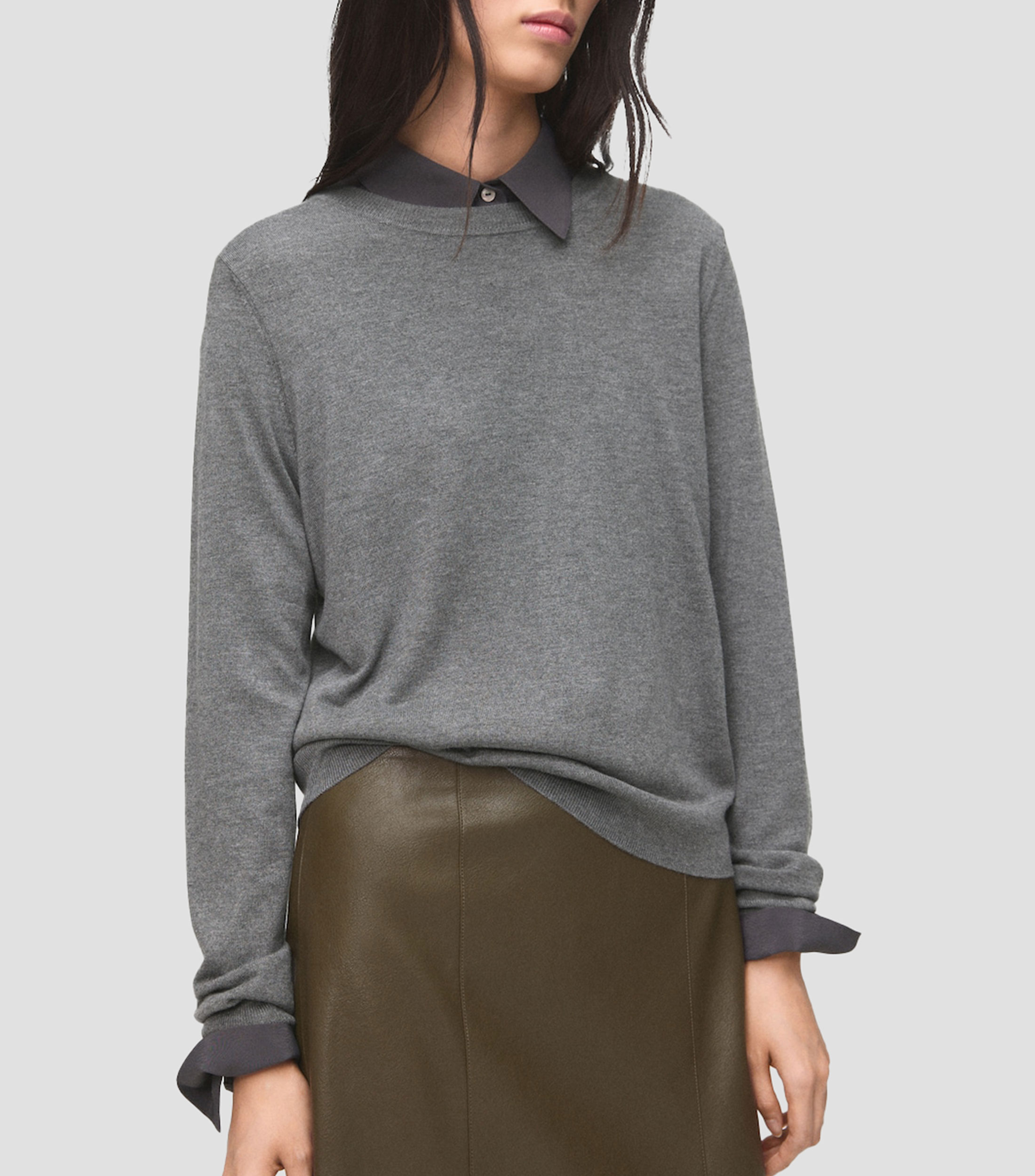 Suéter cuello redondo Mujer